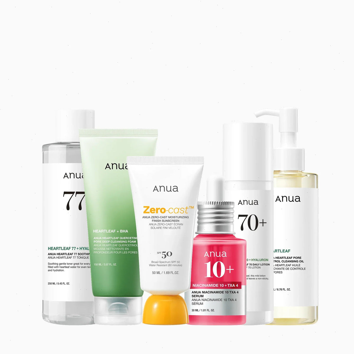 5-step Korean Skincare Set with SPF
