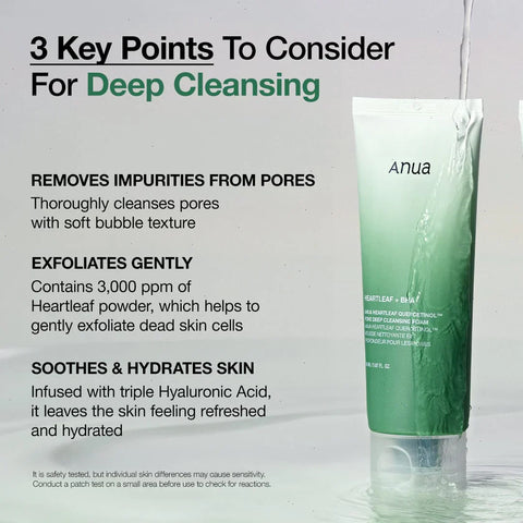Heartleaf Quercetinol Pore Deep Cleansing Foam