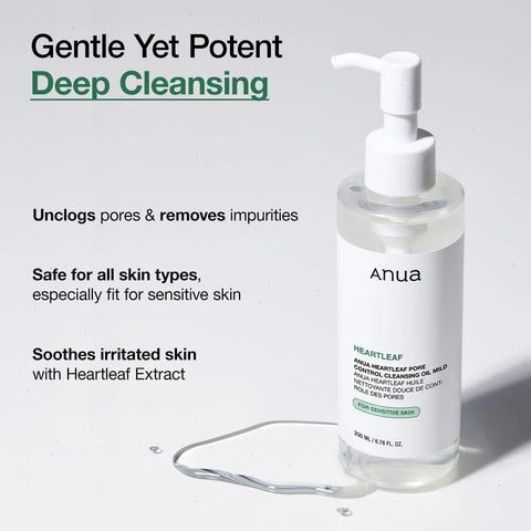 Heartleaf Pore Cleansing Oil Mild