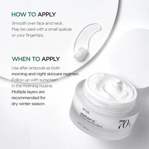 Heartleaf 70% Intense Calming Cream